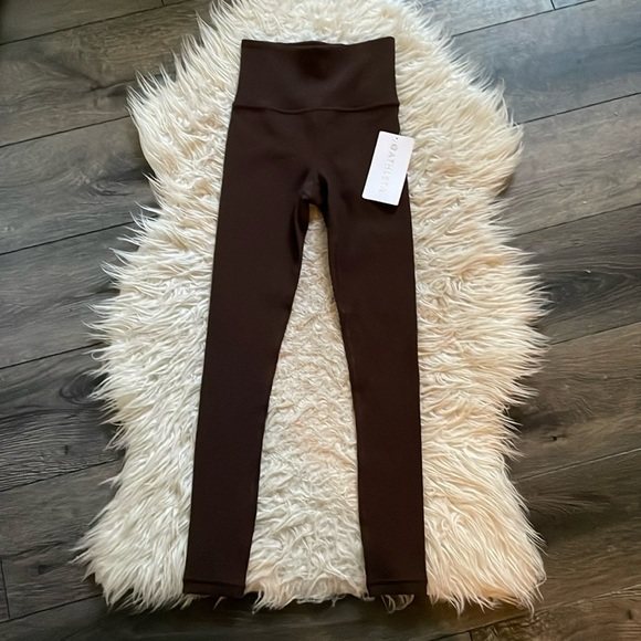 athleta elation ribbed tight, nwt, size XXS in brown. - Picture 1 of 4
